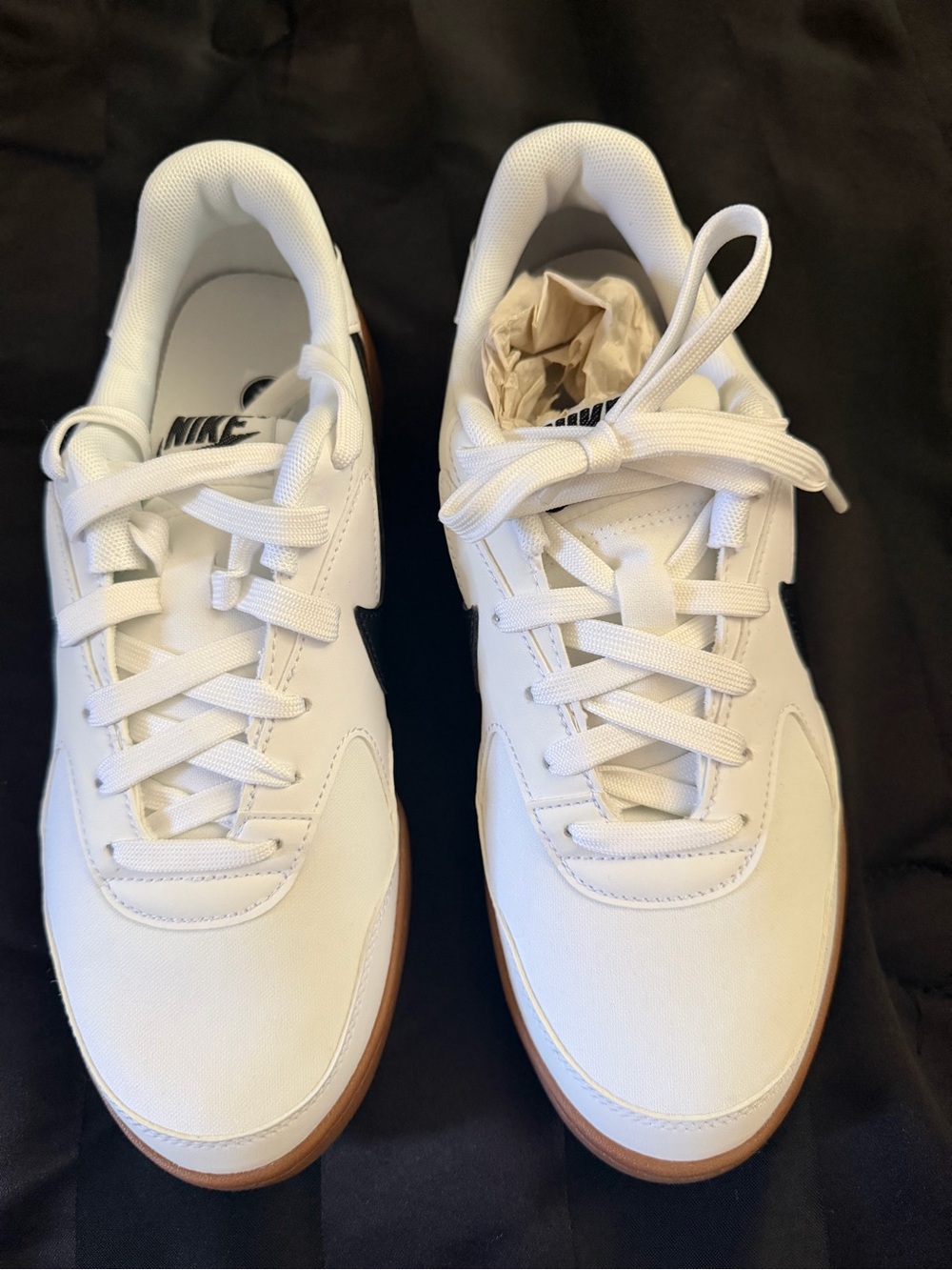 Nike Kids Terra Manta White Sneakers with Gum Sole